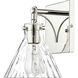 Barlon Indoor Wall Sconce Wall Light in Polished Nickel